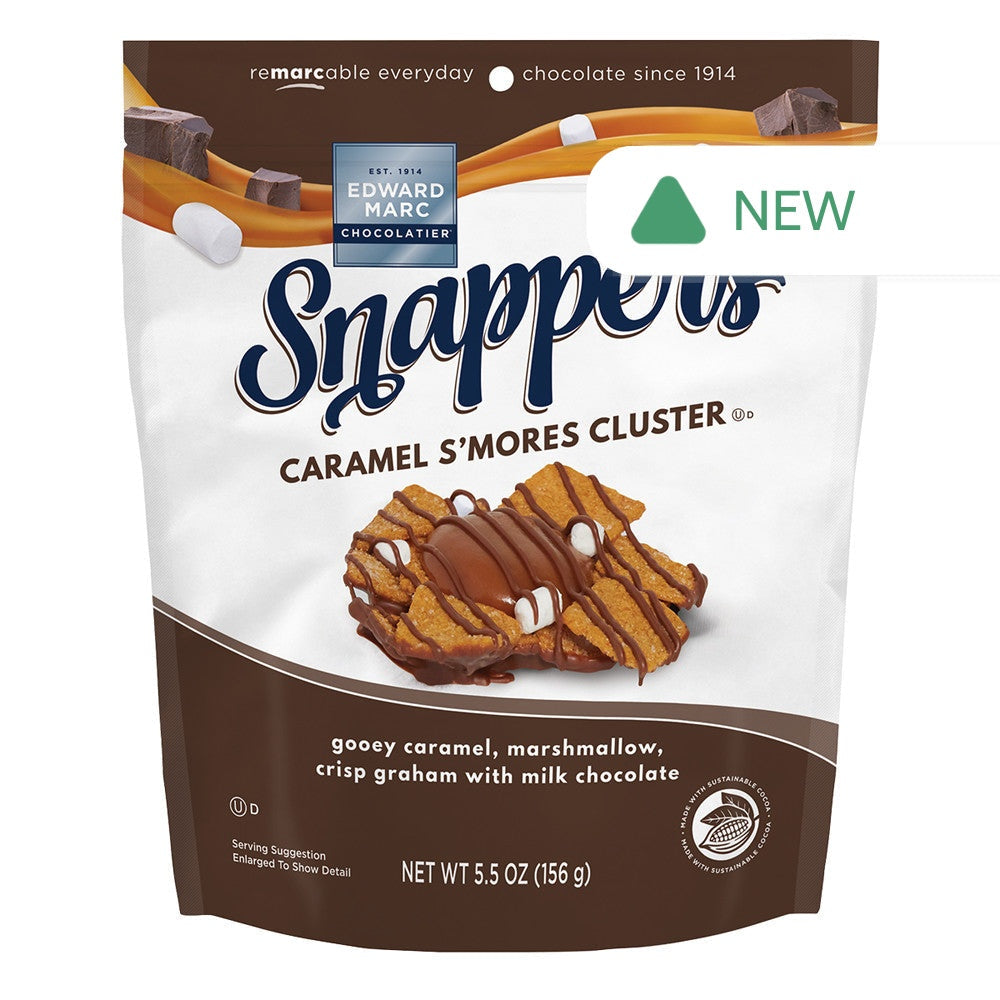 Wholesale Snappers Caramel S'Mores Cluster 5.5 Oz Bag- Bulk
