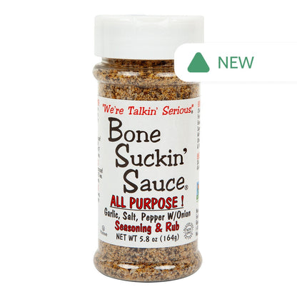 Wholesale Bone Suckin’ Sauce All Purpose Seasoning & Rub 5.8 Oz Shaker Bottle- Bulk