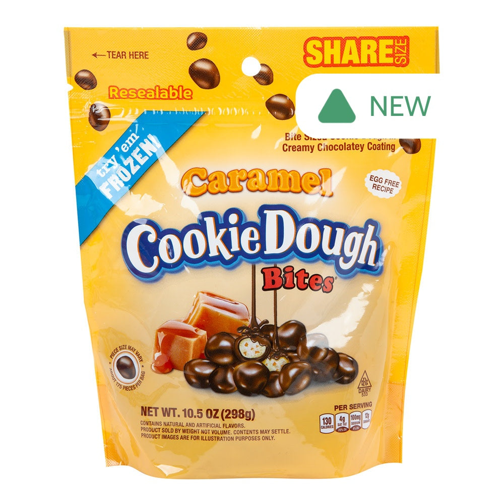 Wholesale Cookie Dough Bites Caramel Pouch- Bulk