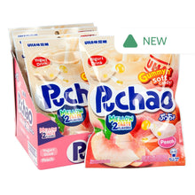 Wholesale Puchao Yogurt & Peach Chewy Candy 3.53 Oz Peg Bag- Bulk