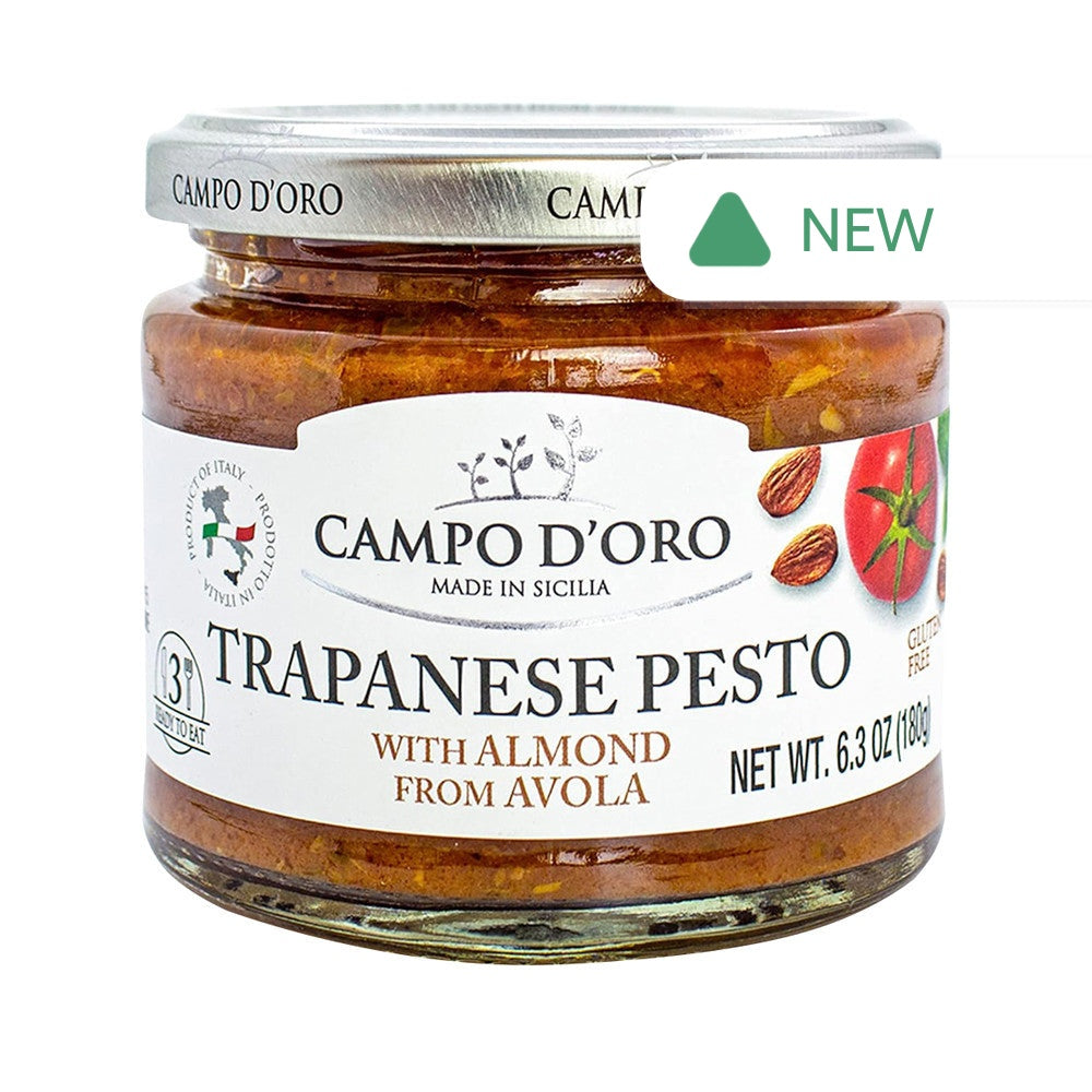 Wholesale Campo D'Oro Trapanese Pesto Sauce 6.3 Oz Jar- Bulk