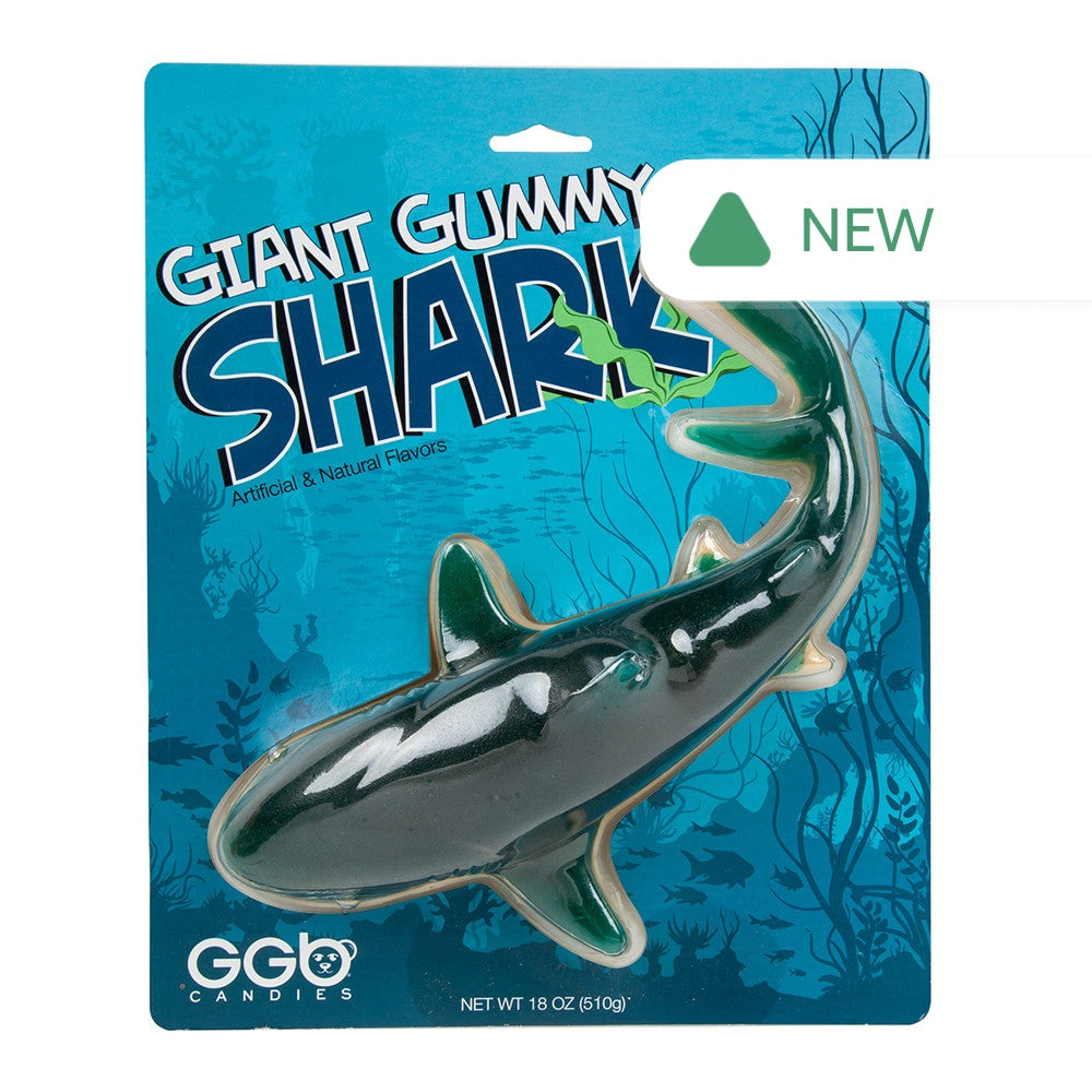 Wholesale Giant Gummy Shark 18 Oz Blister Pack- Bulk