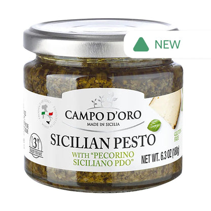 Wholesale Campo D'Oro Sicilian Pesto Sauce 6.3 Oz Jar- Bulk