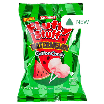 Wholesale Charms Fluffy Stuff Watermelon Cotton Candy Bag- Bulk