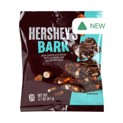 Wholesale Hershey’S Milk Chocolate Almond Pretzel Bark 3.1 Oz Peg Bag- Bulk