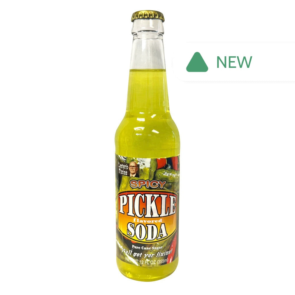 Wholesale Lester'S Fixins Spicy Pickle Soda Bottle- Bulk