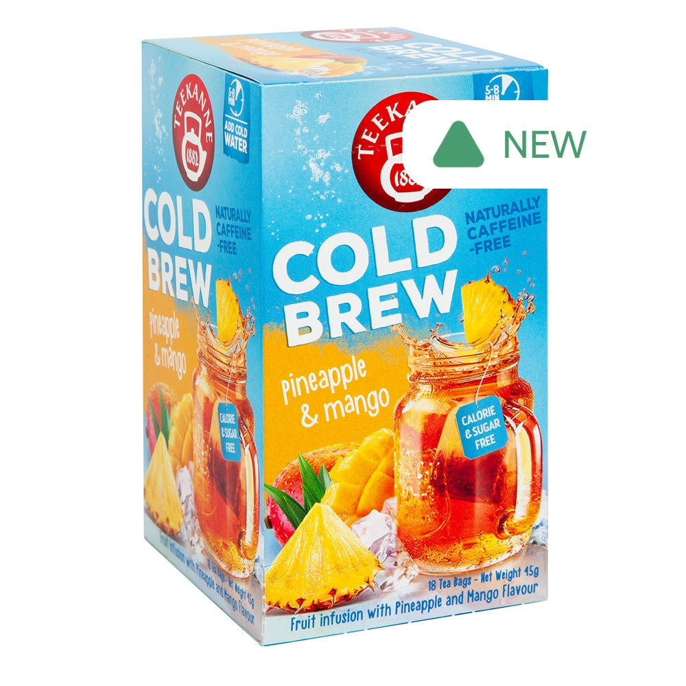 Wholesale Teekanne Coldbrew Teabags Pineapple Mango 18 Ct Box- Bulk