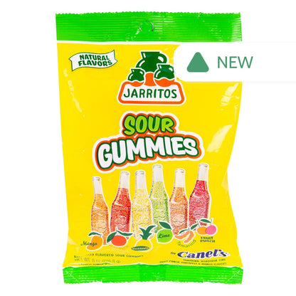 Wholesale Jarritos Sour Gummies 8 Oz Peg Bag- Bulk