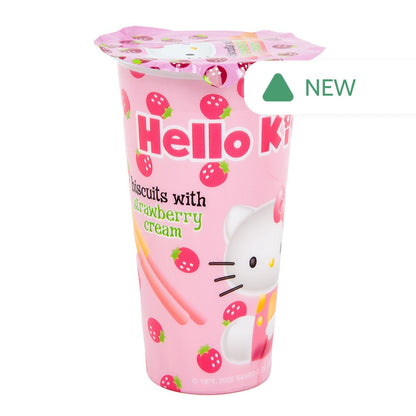 Wholesale Hello Kitty Biscuit And Strawberry Dip Cup- Bulk
