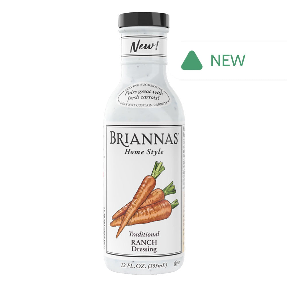 Wholesale Briannas Traditional Ranch Dressing 12 Oz Bottle- Bulk