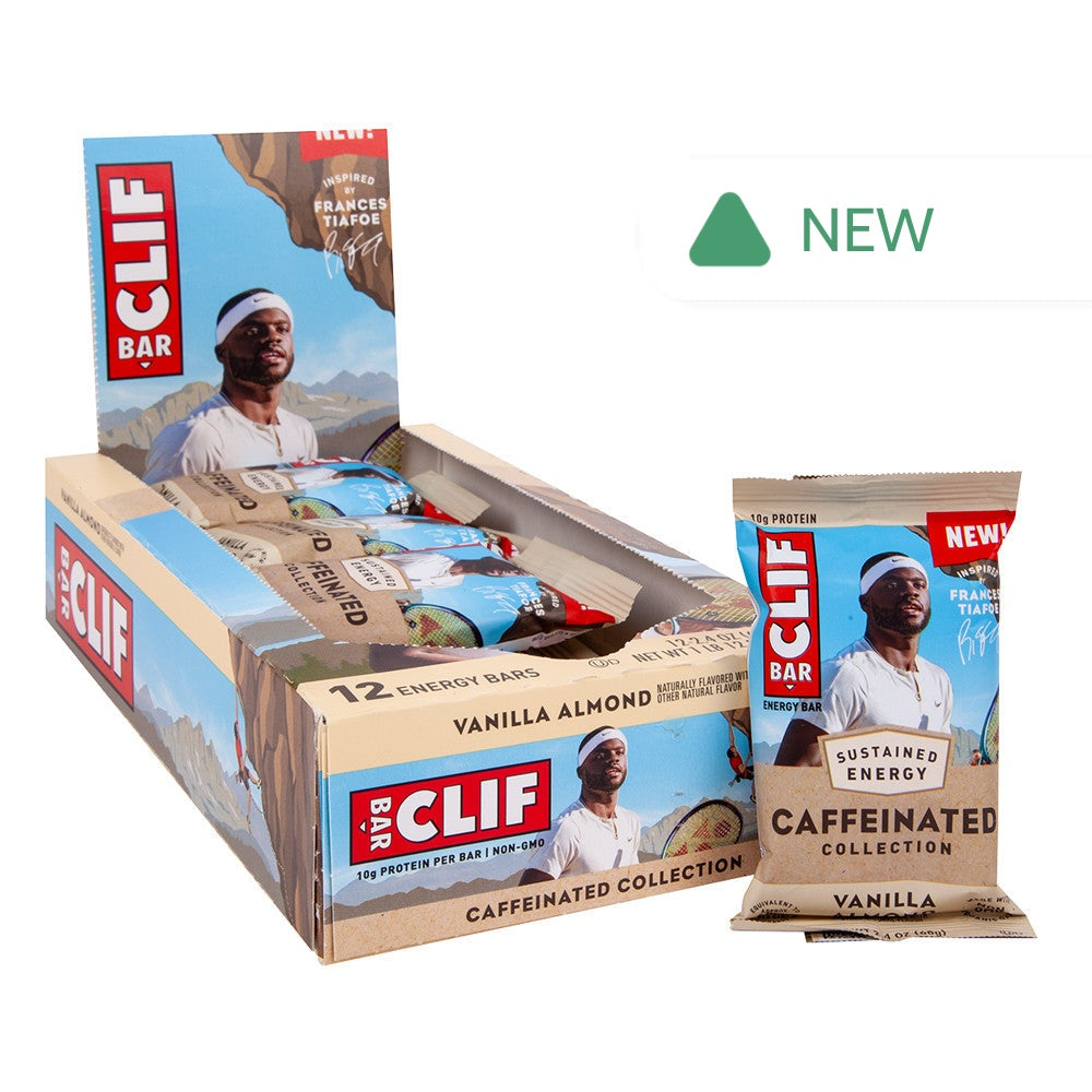 Wholesale Clif Bar Vanilla Almond Caffeinated 2.4 Oz- Bulk