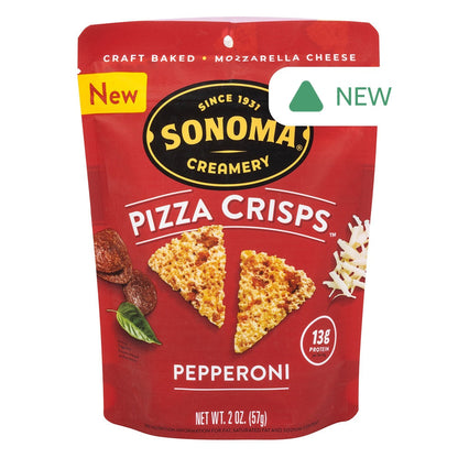 Wholesale Sonoma Creamery Pepperoni Pizza Crisps 2.25 Oz Bag- Bulk