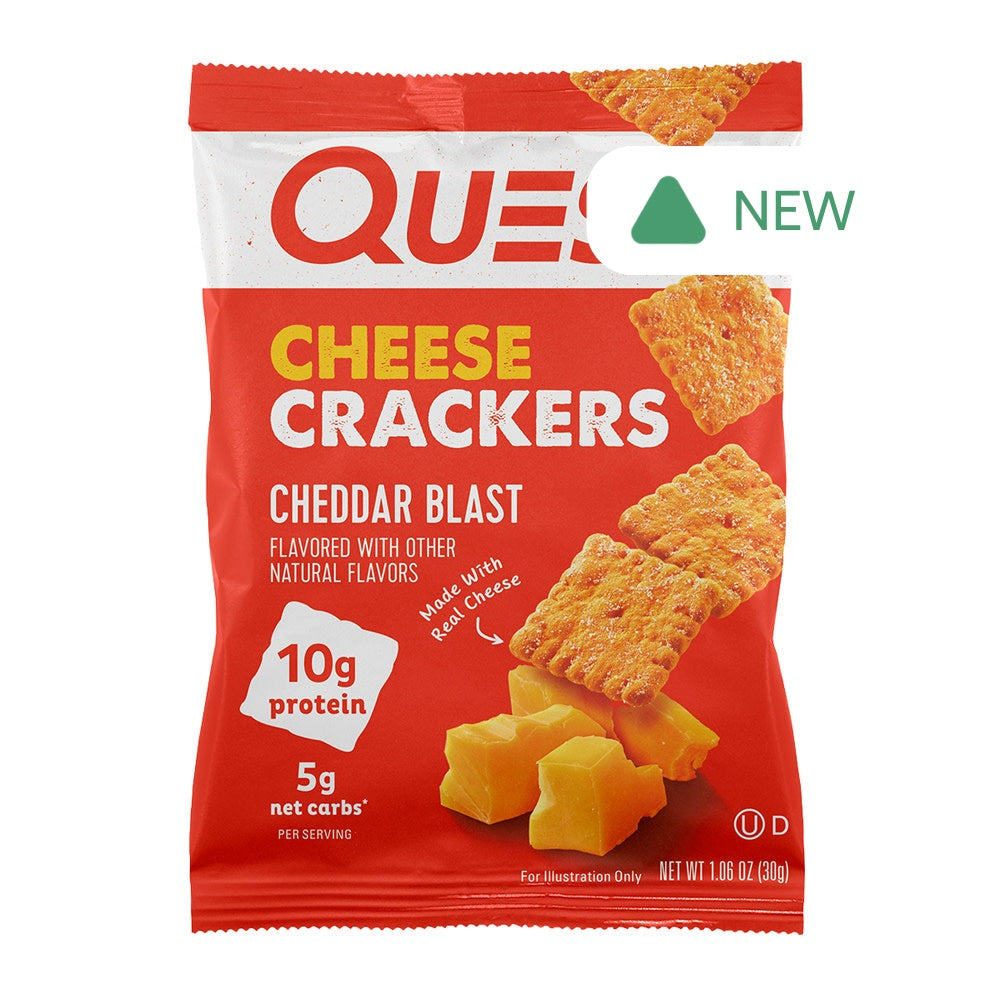 Wholesale Quest Cheddar Blast Cheese Crackers 1.06 Oz Bag- Bulk