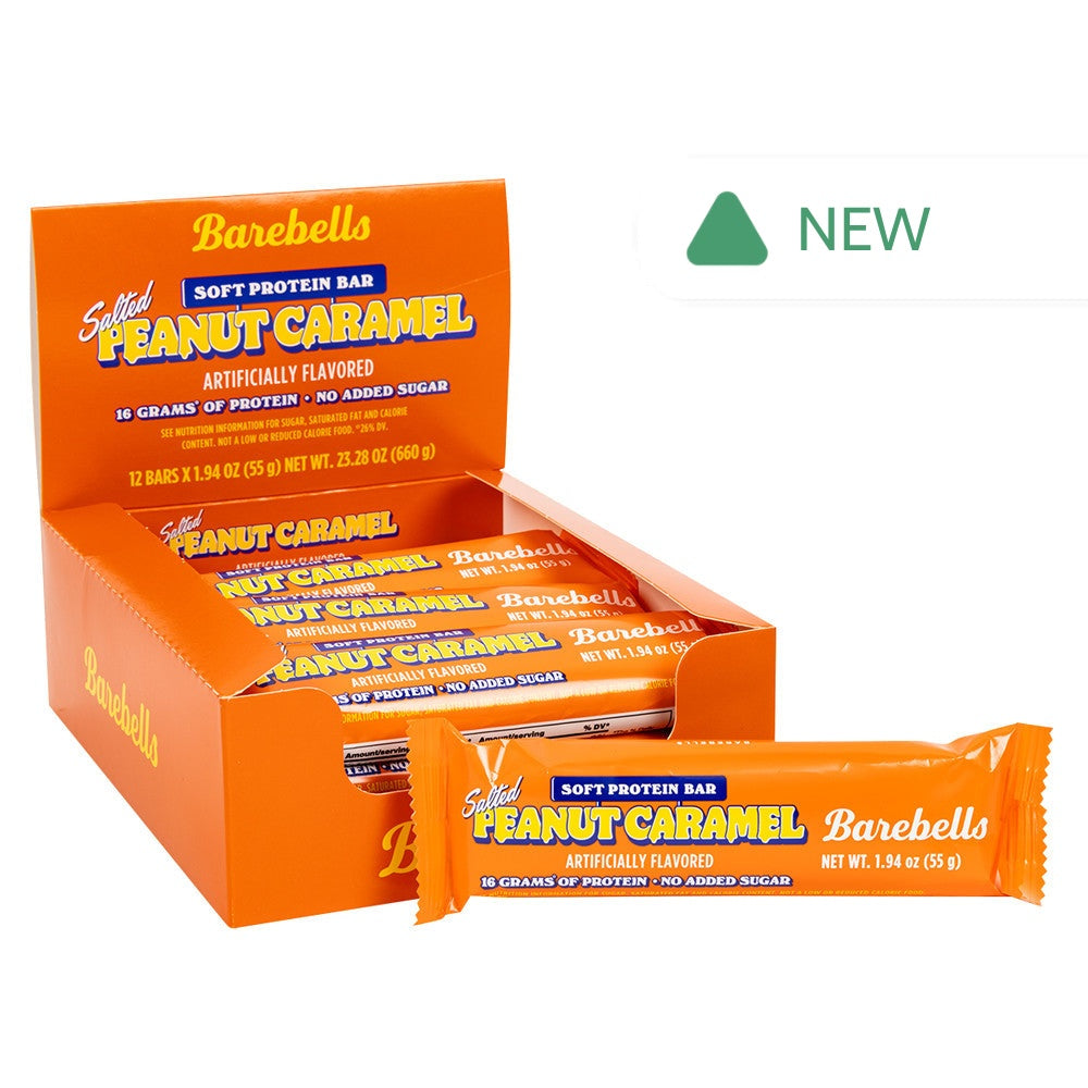 Wholesale Barebells Soft Salted Peanut Caramel 1.94 Oz- Bulk