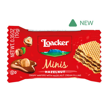 Wholesale Loacker Minis Hazelnut Wafer 0.35 Oz- Bulk