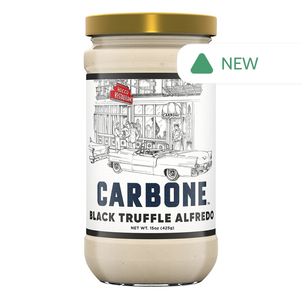 Wholesale Carbone Black Truffle Alfredo Sauce 15 Oz Jar- Bulk