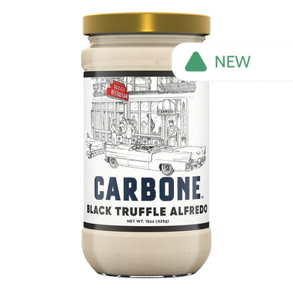 Wholesale Carbone Black Truffle Alfredo Sauce 15 Oz Jar- Bulk