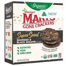 Wholesale Mary'S Gone Crackers Super Seed Seaweed & Black Sesame Crackers 4 Oz Box- Bulk