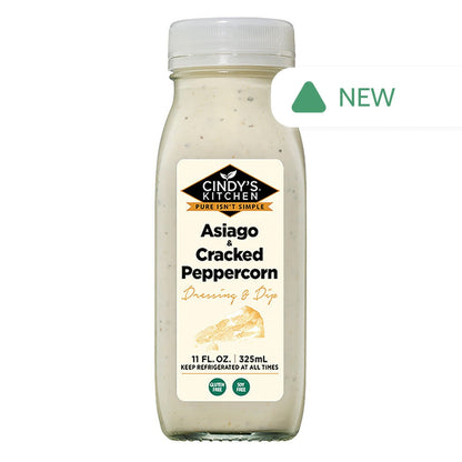 Wholesale Cindy'S Asiago & Cracked Peppercorn Dressing 11 Oz Bottle- Bulk