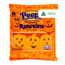 Wholesale Peeps Marshmallow Pumpkins 6 Piece 3 Oz Tray- Bulk
