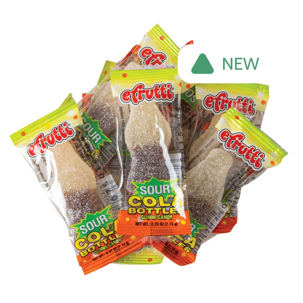 Wholesale Efrutti Sour Cola Bottles 0.32 Oz- Bulk