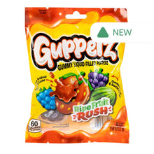 Wholesale Gupperz Ripe Fruit Rush Gummy Liquid Filled Popperz 2.54 Oz Peg Bag- Bulk