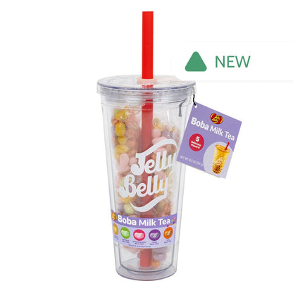 Wholesale Jelly Belly Boba Milk Tea Mix 10.5 Oz Jumbo Cup- Bulk