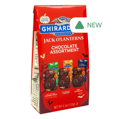 Wholesale Ghirardelli Assorted Chocolate Jack O'Lantern Bag- Bulk