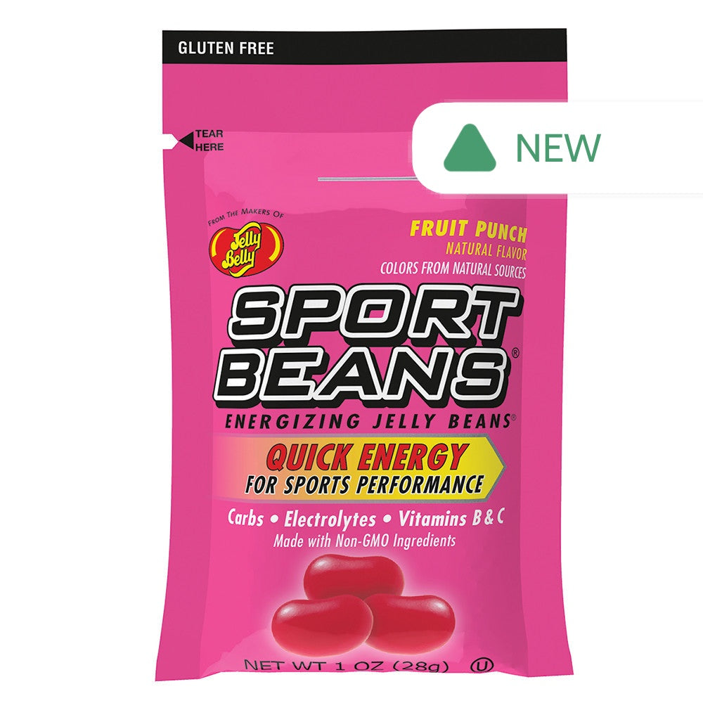 Wholesale Jelly Belly Sport Beans Fruit Punch 1 Oz Bags- Bulk