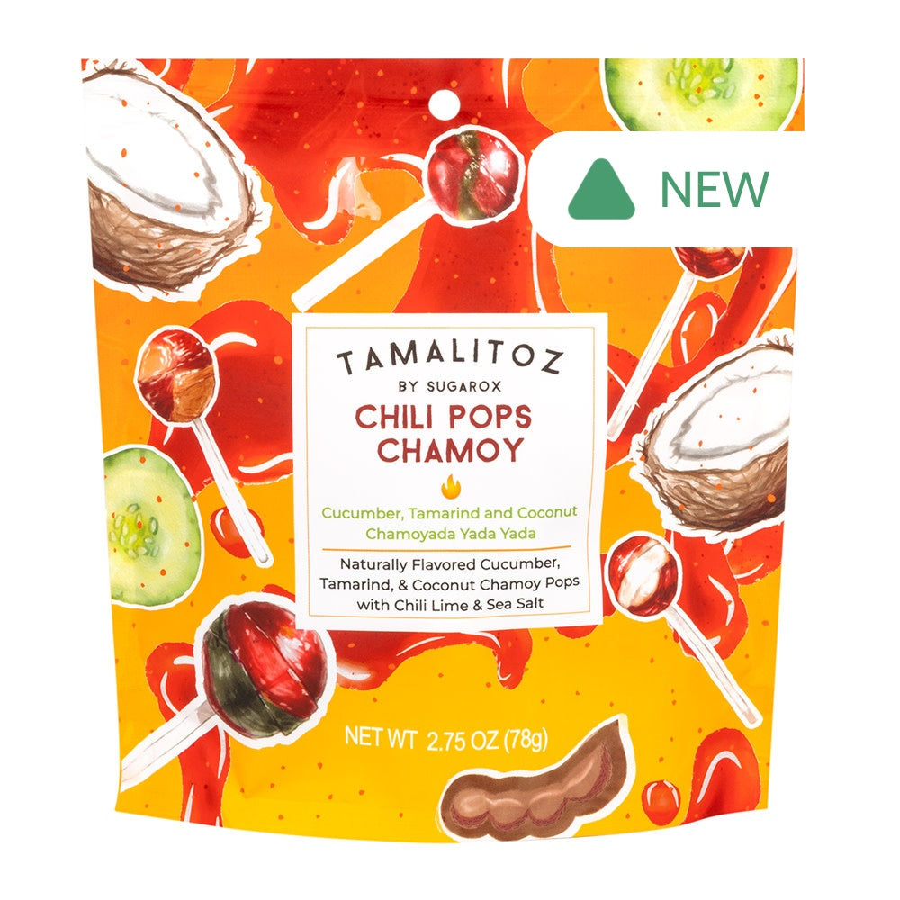 Wholesale Tamalitoz Chilli Pops Chamoy Pouch- Bulk