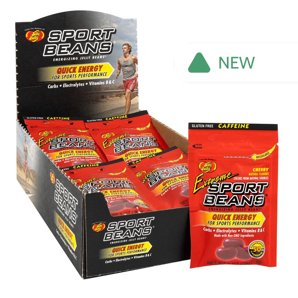 Wholesale Jelly Belly Sport Beans Extreme Cherry 1 Oz Bags- Bulk