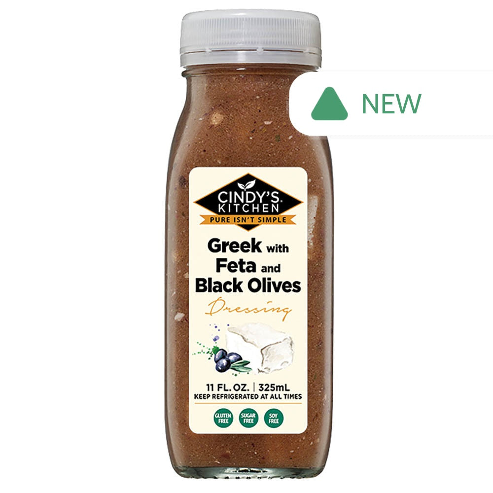 Wholesale Cindy'S Greek With Feta & Black Olives Dressing 11 Oz Bottle- Bulk