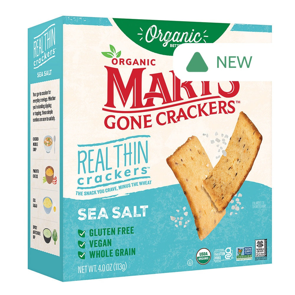 Wholesale Mary'S Gone Crackers Sea Salt Real Thin Crackers 4 Oz Box- Bulk