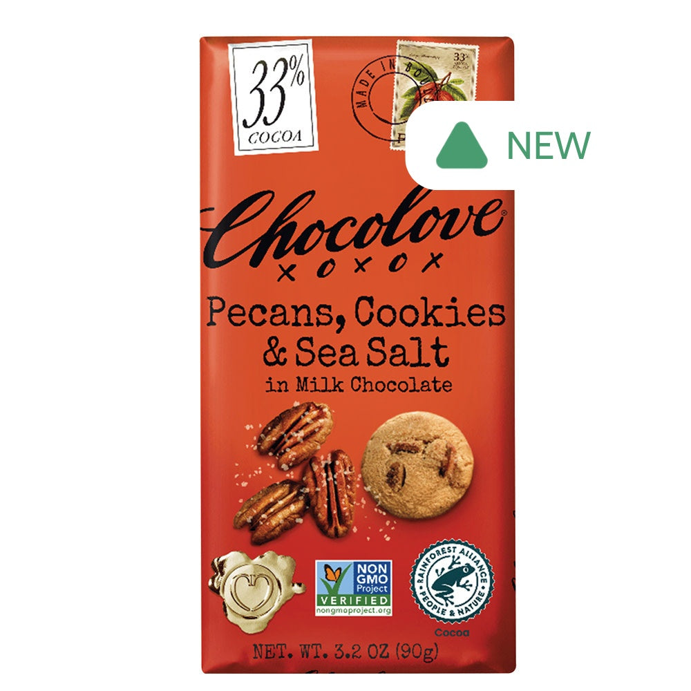 Wholesale Chocolove - Bar - Pecans Cooki&Mk - 3.2Oz- Bulk