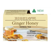 Wholesale Bigelow - Ginger Honey Zinc Herbal Tea - 18Ct - Pk6- Bulk