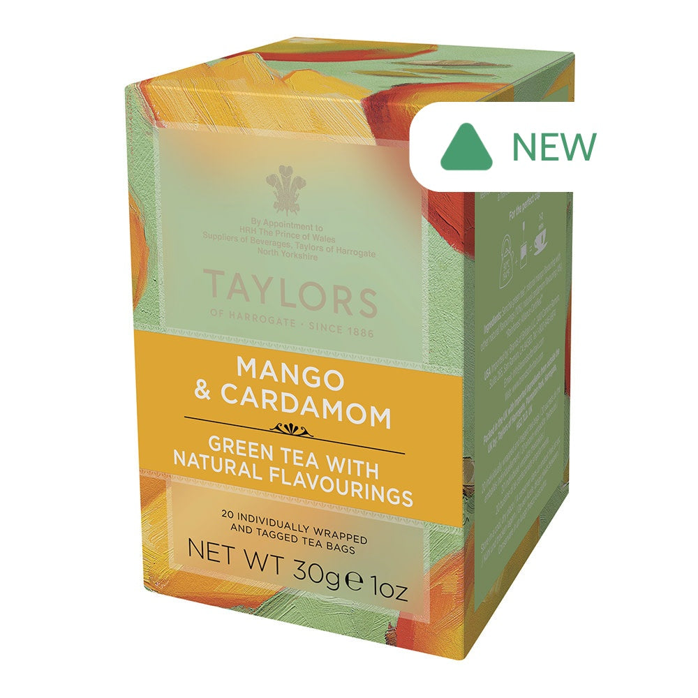 Wholesale Taylors Of Harrogate - Mango &Crdm Green Tea - 20Ct- Bulk