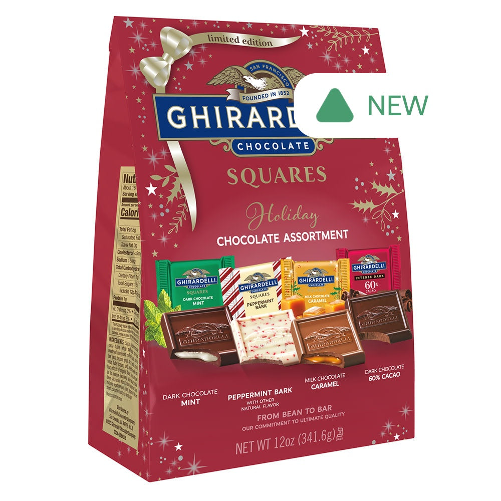 Wholesale Ghirardelli Holiday Squares Assortment 12 Oz Bag- Bulk