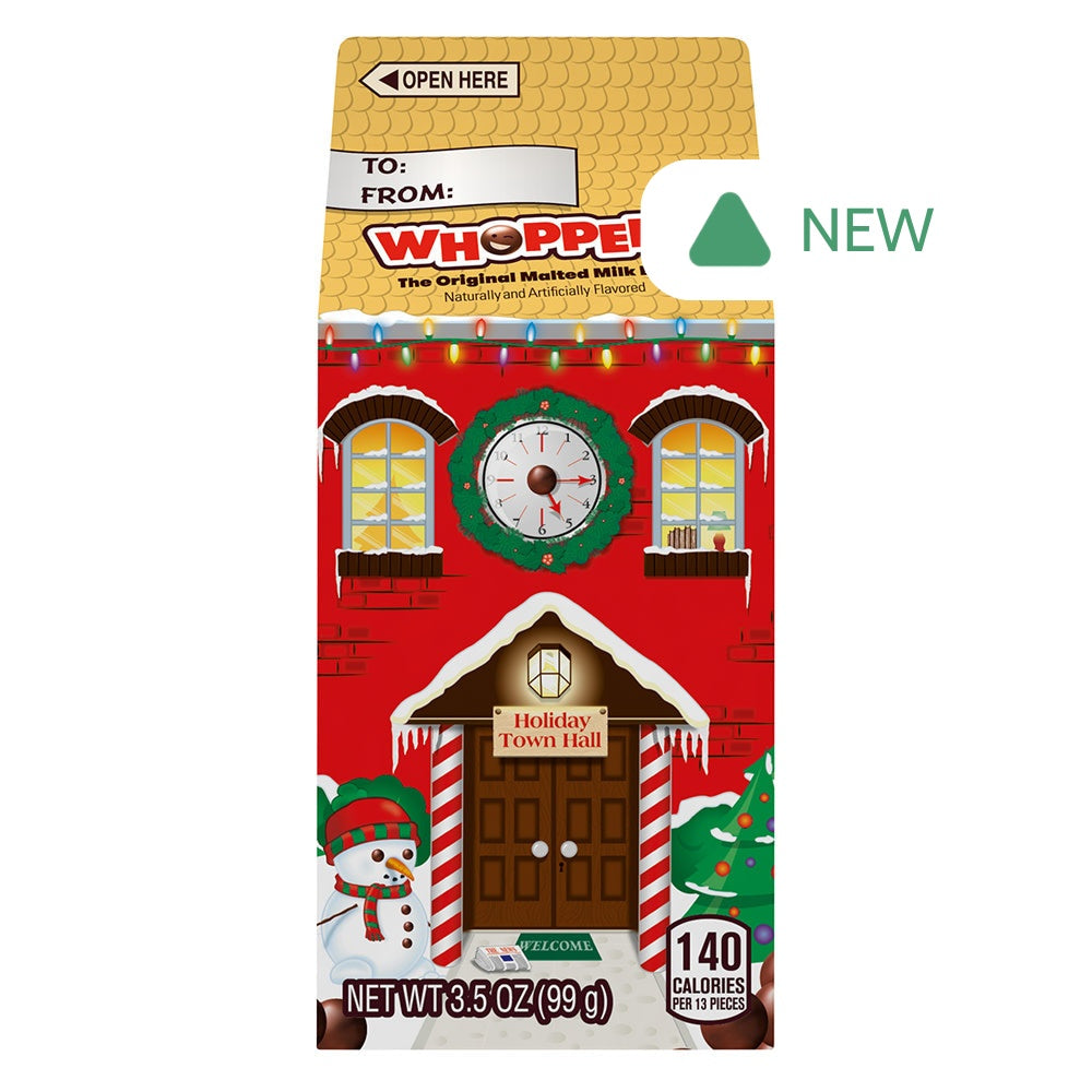 Wholesale Whopper’S Christmas Candy Mini 3.5 Oz Carton- Bulk