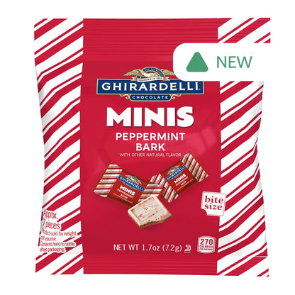 Wholesale Ghirardelli Peppermint Bark Minis 1.7 Oz Bag- Bulk