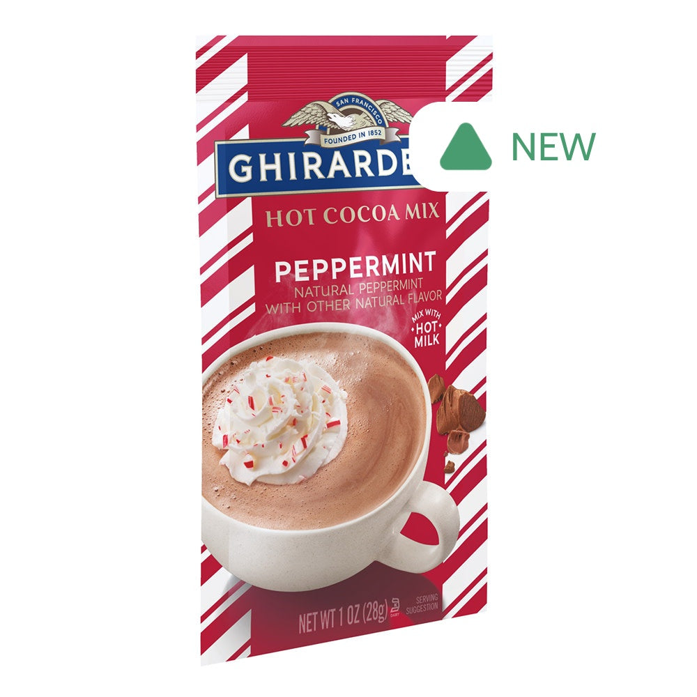 Wholesale Ghirardelli Peppermint Hot Cocoa Mix 1 Oz- Bulk