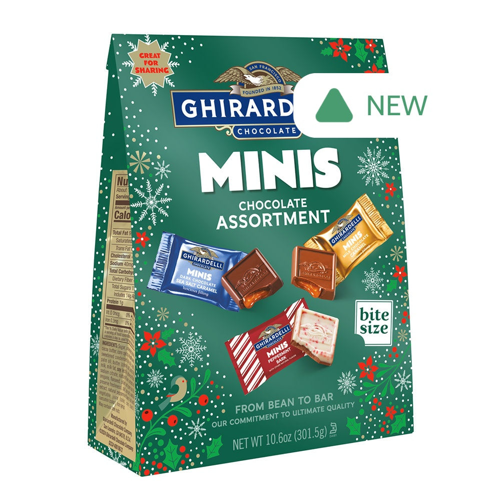 Wholesale Ghirardelli Holiday Minis Assortment 10.6 Oz Bag- Bulk