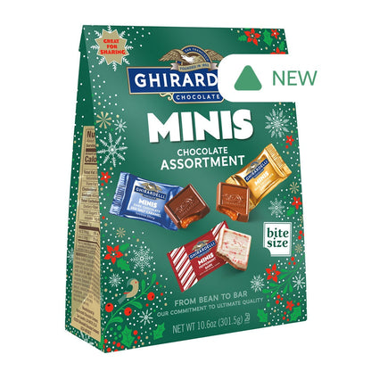 Wholesale Ghirardelli Holiday Minis Assortment 10.6 Oz Bag- Bulk