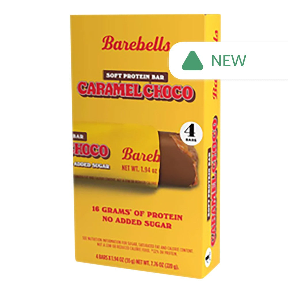 Wholesale Barebells - Caramel Chocolate Bars(4Ct) - 7.76Oz- Bulk