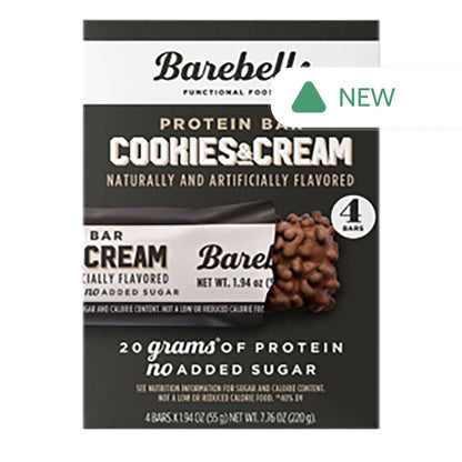 Wholesale Barebells - Cookies&Cream Bars(4Ct) - 7.76Oz- Bulk