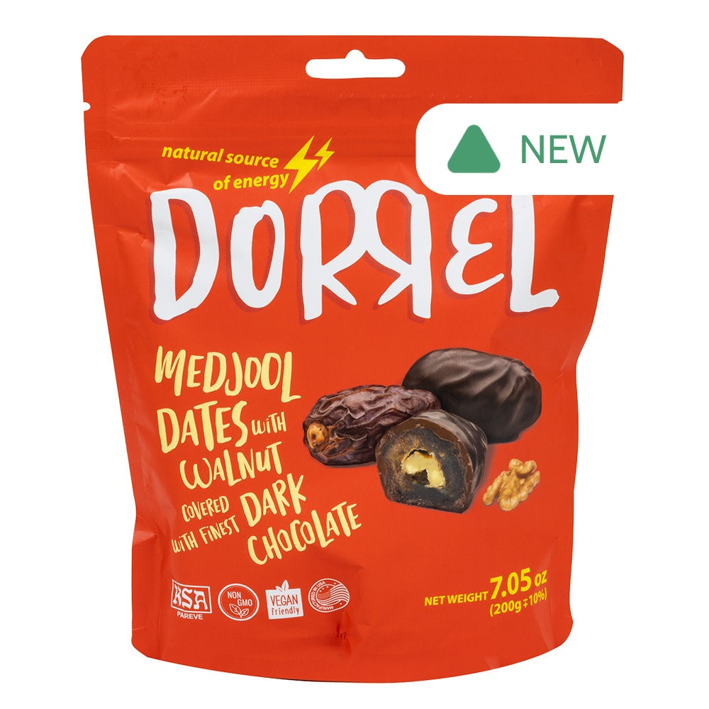 Wholesale Dorrel - Chocolate Covered Dates With Walnu - 7.05Oz- Bulk