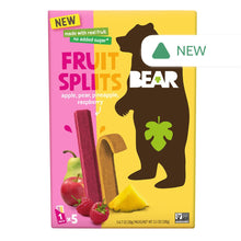 Wholesale Bear Apple Pear Pineapple Raspberry Fruit Splits 3.5 Oz Box- Bulk