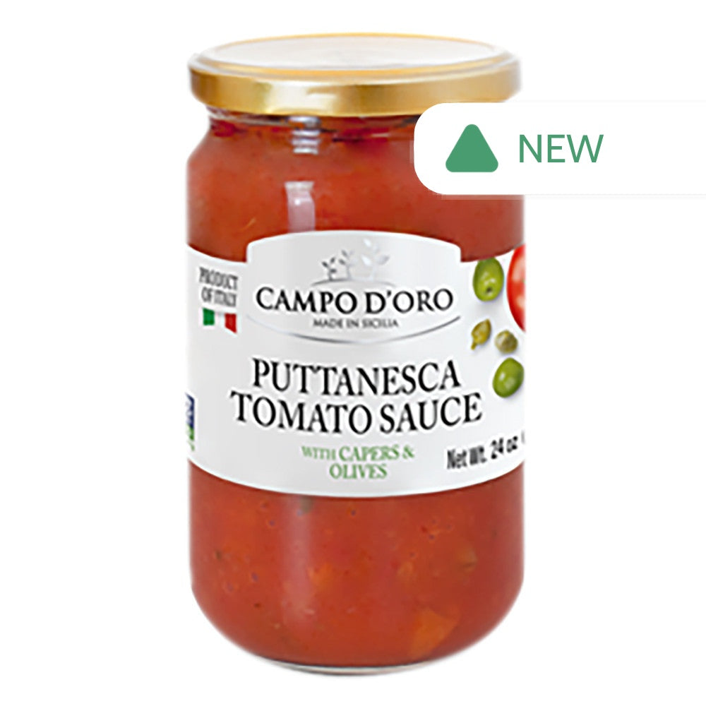 Wholesale Campo D'Oro - Tomato Puttanesca Sauce - 24Oz- Bulk