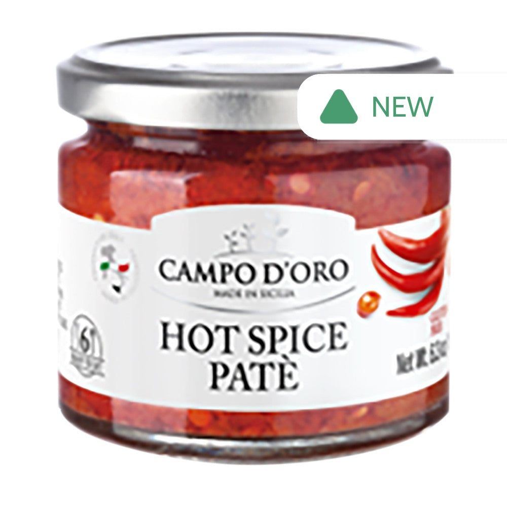 Wholesale Campo D'Oro - Hot Spice Pate - 6.3Oz- Bulk
