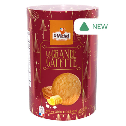Wholesale St. Michel La Grande Galette Christmas 10.58 Oz Tin- Bulk