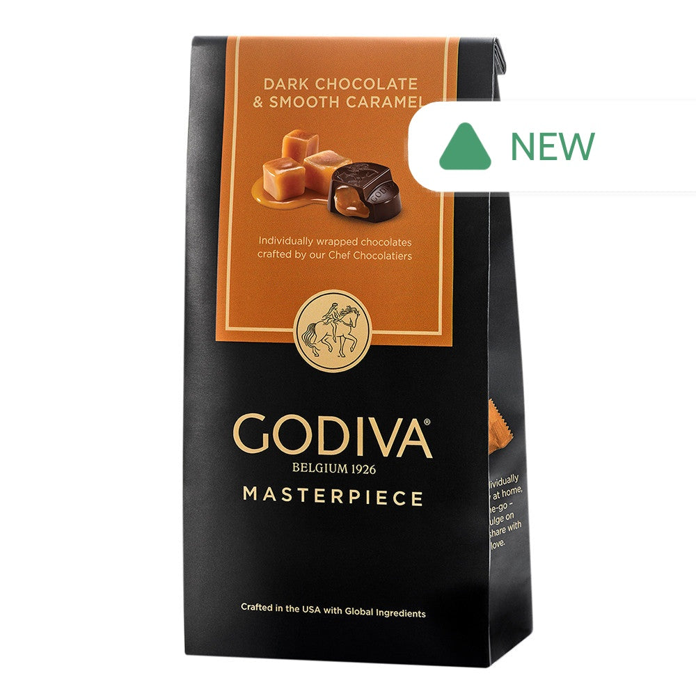Wholesale Godiva Masterpiece Dark Chocolate & Smooth Caramel 4.1 Oz Bag- Bulk